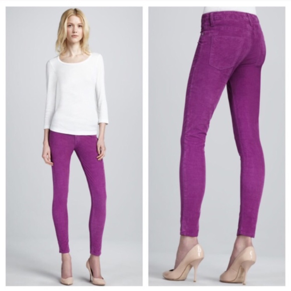 Hudson Jeans Purple Skinny Pants